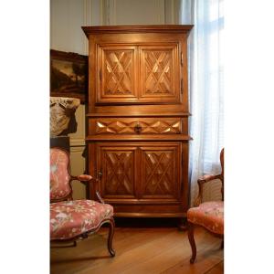 Louis XIII Period Standing Man In Walnut.