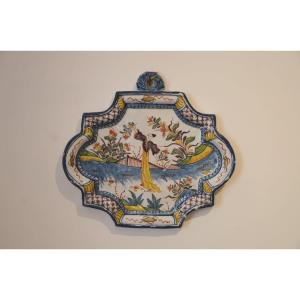 Small Wall Plaque. Delft. Eighteenth Century.