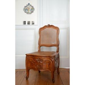 Louis XV Period Convenience Chair.