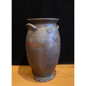 Langerwehe Stoneware Salt Cellar. Seventeenth Century.