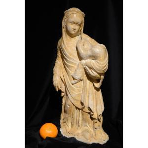 Gothic Virgin And Child. Nineteenth Century.