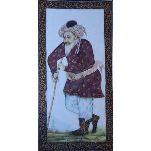 Indo-persian Miniature. Late 19th-early 20th Century.