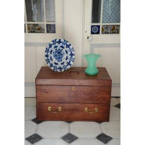 Travel Trunk. Nineteenth Century.