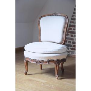 Louis XV Style Armchair Stamped Bosson.
