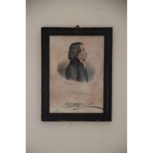 Delpech: Autograph Engraving. Eighteenth Century.