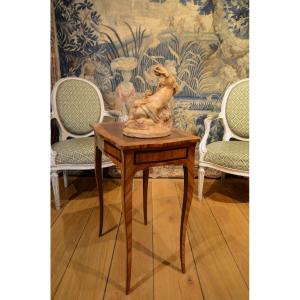 Small Marquetry Floating Table. Louis XV Period.