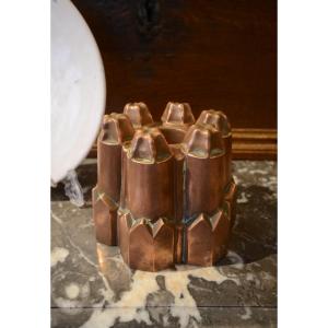 Copper Cake Mold. Nineteenth Century.