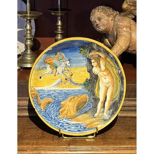 Majolica: Nevers Or Lyon. Late 16th Century.