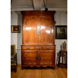 Louis XV Period Buffet In Cherry Wood.