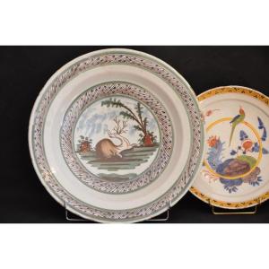 Delft Earthenware Dish. Eighteenth Century.