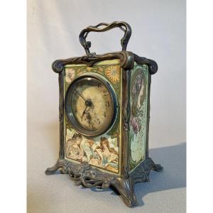 Art Nouveau "mucha" Clock.