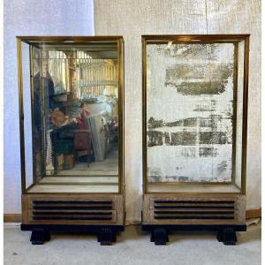 Art Deco Display Cases.
