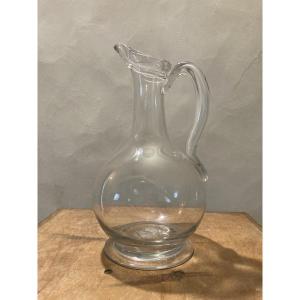 18th Century Norman Blown Glass Pitcher