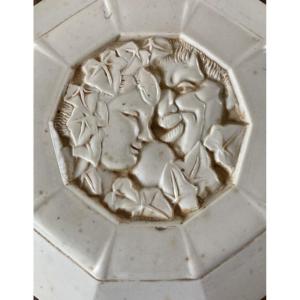 Art Deco Bakelite Powder Box Fornells Paris