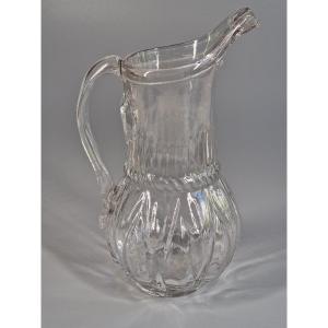 Normandy, Blown Glass Cider Pitcher - 19th Century