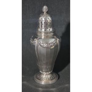 Antique French Christofle Silver Plated Metal Shaker