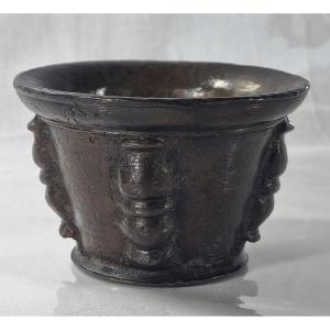 Antique French Bronze Mortar, 16th-17th Century