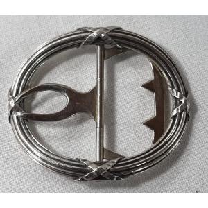 Antique French Silver Belt, Louis XVI Style