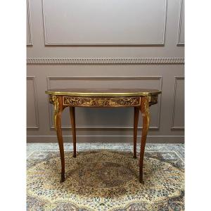 Louis XV Style  Table, Stamped Maison Krieger