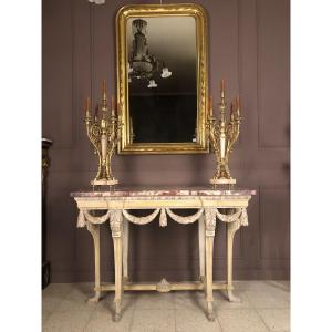 Louis XVI Style Console, Attributed To Escalier De Cristal