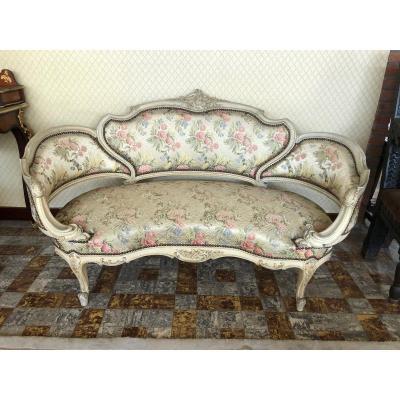 Louis XV Lacquered Sofa