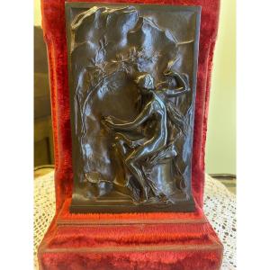 Pretty Bronze Bas Relief