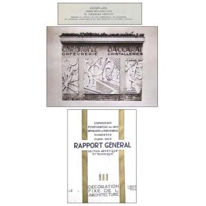 - No. III Exhibition 1925 Decorative Arts - Fixed Decoration Of Architecture -