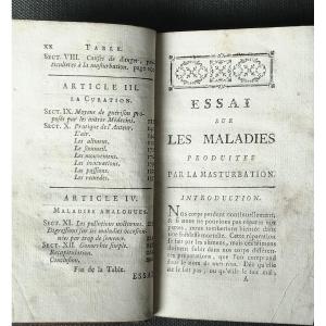 - Onanism - Treatise On Diseases Produced By Masturbation - 1788 * -