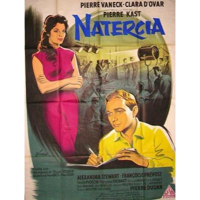 - Cinema Poster - Natercia - By Pierre Kast 1960 Lithographed -
