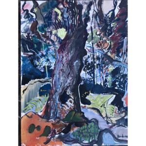 Basque Oaks By Robert Houdusse Bordeaux School - Atlantic Ocean - Basque Country