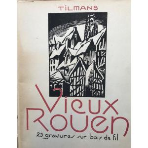 25 Engravings 1946 Tilmans Vieux Rouen Numbered Copy 