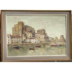 Hst Hegoalde South Basque Country Ondarroa 1970 Gorbea Basque Painter Euskal Herria