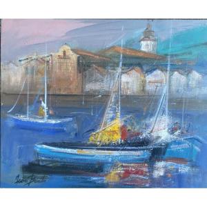 Hst Juan Benito Quai Ravel Church Port Of Ciboure (ziburu) In The Basque Country 