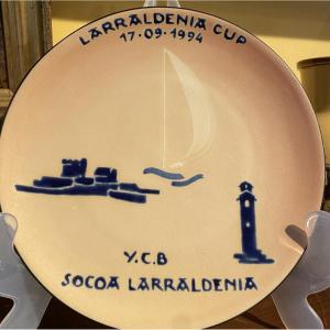Ciboure Pottery 1994 Larraldenia Yacht Club Cote Basque Ycb Socoa Pavlosky Lighthouse Enamels 
