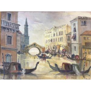 Hst Venice Venezia By Claude Bielle (pseudonym Urandia In The Basque Country ) Orientalism
