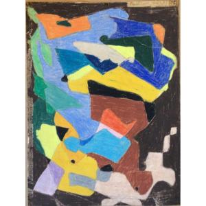 Art Brut 1957 Pia Nilsson Pencil On Paper