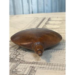 Monoxyl Snuff Box In Elm Burl.