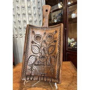 Wooden Butter Squeezer. Savoyard Work.