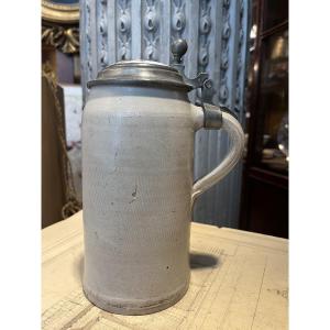 German Stoneware Beer Mug.