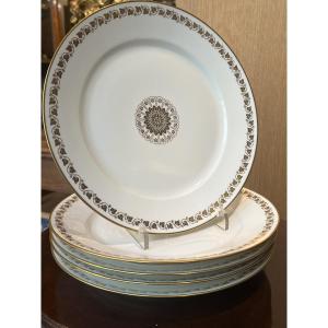 Sèvres Manufacture. Set Of Five Plates.