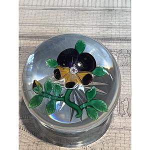 Baccarat Paperweight Ball .