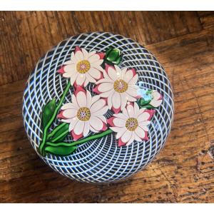 Sulfide Ball With Daisy Design.