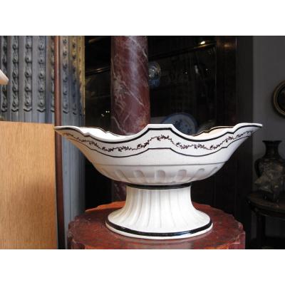 Great Faience Cup In The Manufacture Of Criel Piece Of Service Said De Bagnall