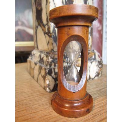 Hourglass Boxwood, Glass Bulb And Sand, Lasted About Three Minutes.