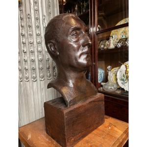 Henri-paul Rey (1904-1981) Bronze Bust.