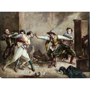 Quarrel Of Musketeers, (after Jean Louis Meissonier)