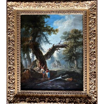 Jean-baptist Bird Finders Pillement Lyon 1728-1808 (de Workshop).