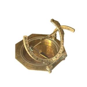 Equinoctial Sundial In Octagonal Shape Langlois At Galleries Du Louvre Paris