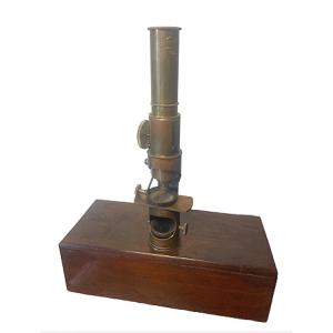 Drum Microscope With Niche By Charles Chevalier C.1832