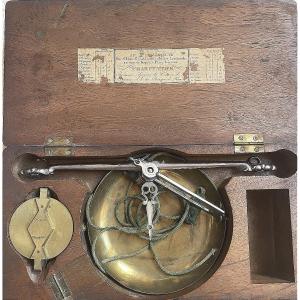 Large Money Changer's Scale By Charpentier With Crowned P Circa 1815